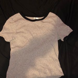 Grey Divided Teeshirt
